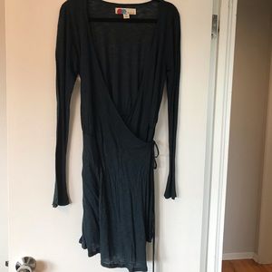 Free People Beach dark teal wrap dress!